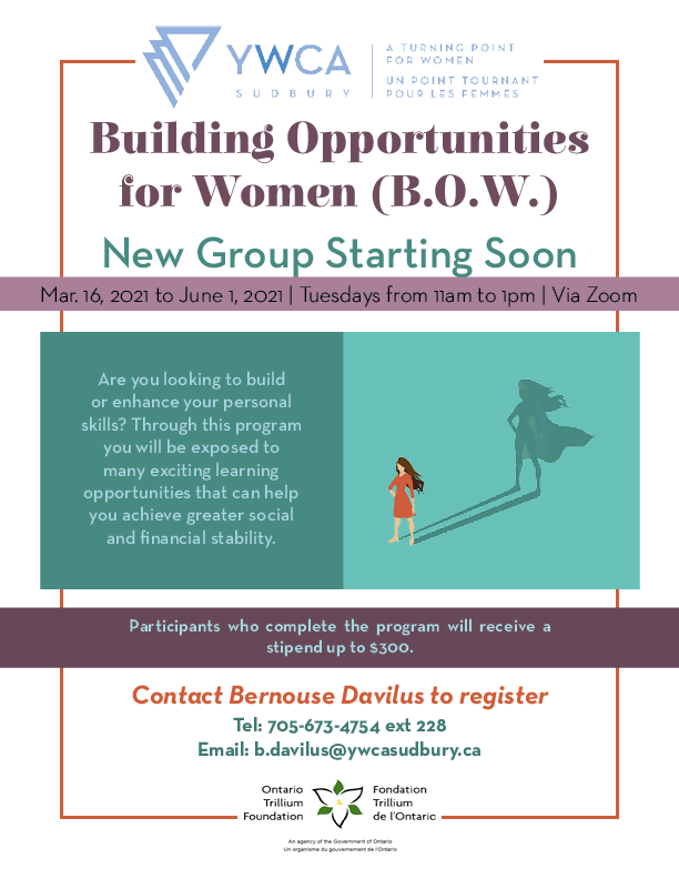 Building Opportunities for Women Poster